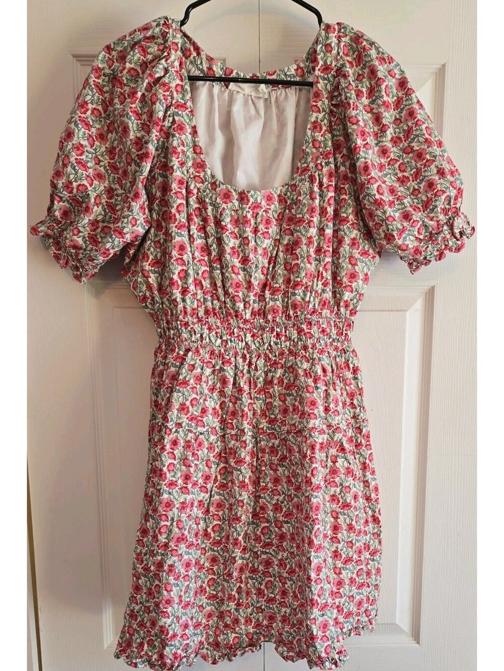 Red Dahlia Floral Dorothy Mini Dress tuckernuck hyacinth house Cottage Core L